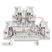 Feed-through Terminal Viking™3, 2-tier, 4mm² 32A 500V, pitch 6mm, grey