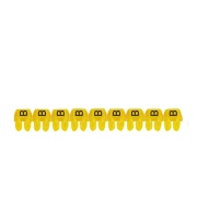 Juhtmemärgis CAB3, 0.5..1.5mm², B, ribas 30pcs, Legrand, kollane