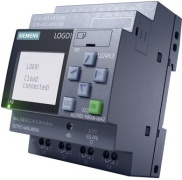 Logo! 12/24RCE, Logic Module, display PS/I/O 12/24VDC/relay, 8DI| 4AI ^4DO, memory 400 blocks, modulary expandable, EtherNet, web server, data log, user-defined web pages, Soft Comfort V8.4/ higher, MQTT