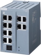 Scalance XB112, Unmanaged IE Switch, 12x 10/100 Mbit/s RJ45, LED diagnostics, redundant power supply, 24VAC/DC