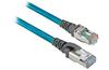 Patch Cord EtherNet, unshielded twisted pair, RJ45 plug » RJ45 plug, 4x2x24AWG, 300V, 10m PVC cable, Allen-Bradley, teal