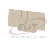 Otsaplaat AEP 2C 4, Weidmüller, beež