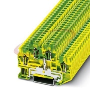 Protective Conductor Double-level Terminal Block STTB 2.5-PE, 50pcs/pck, Phoenix