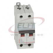 Miniature Circuit Breaker DX³, 2C 6A 6/10kA
