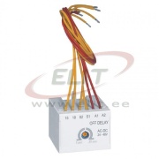 Abikontakt CTX³, viitega avanev, 1..30s, 1CO, 24..48VAC/DC, 22/40/65/100/150, Legrand