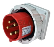 Kilbipistik, 3P+N+E 32A 415VAC, IP67, MaxPro, punane