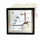 Ampermeeter BA27, bimetall, 1200A 1000/5A, cl.1, 15min, scale 90°, red pointer, ■72x72mm/ □68x68mm, IP40, Lumel