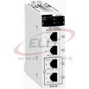 Network Module Modicon M340, EtherNet/IP/ Modbus/TCP, 4x RJ45