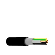 Jõukaabel CYKY-J, 5G2.5mm² 450/750V, -15..70°C, 100m/pck, must