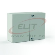 Metallkilp E COR, 1000Wx800Hx300D, sile paarisuks, paigaldusplaat, 2x läbiviiguplaat 310x110, 2x lukk ø3mm kaksikhammasvõti, C3M| epoksüvaigu kiht, IP55 IK10, Nema4, hall