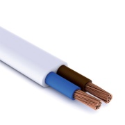 Paindkaabel H03VVH2-F, 2x0.75mm² 300/300V -10..60°C, 100m/pck, must