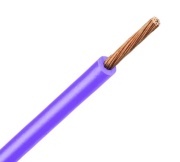 Juhe H05V-K, 0.5mm² 300/500V -40..70°C, 100m/pck, violet