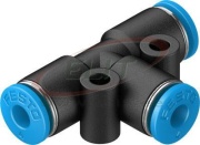 Push-in T-connector QST-4, 153128, 10pcs/pck