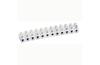 Lühterklemm NylBloc, 12x 2.5mm² (Ø2.5mm) 24A 250V, flame retardant polüpropeen -25..100°C, valge