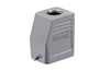 Hood HDC 16D TOLU 1M25G, size 3, cable entry from top, end-locking clamp, lower side, -40..125°C, diecast alumiinium, M25, IP65, Weidmüller