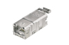 Keystone Jack RJ45 Insert IE-BI-RJ45-FJ-A, EIA/TIA-586A, Cat.6A/ Class EA, zinc diecast
