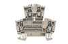 Kruvi-riviklemm WDK 2.5, 2-korrust, 2.5mm² 24A 400V, beež