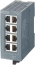 Scalance XB008 Unmanaged Industrial Ethernet Switch, 10/100 Mbit/s, LED diagnostics, sv 24VAC/DC, 8x 10/100 Mbit/s RJ45 sockets