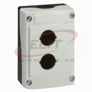 Control Box 2x ø22.5mm, 2x M16/20, IP66 IK07, grey