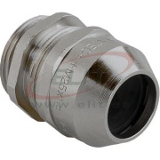 Cable Gland Syntec, M50x1.5, ø25..35mm| 1piece sealing insert, wrench 55mm, thread 9mm, -40..100°C, nickel-plated brass ^TPE ^NBR ^PA6, incl. O-ring, CE/UL/VDE, IP68