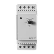 Thermostat Devireg 330, 5..45°C w. floor sensor, 3.6kW 16A 230V, TS35, Devi