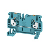 Feed-through Terminal Block A2C 2.5 BL, 1-tier, 2.5mm² 24A 800V, push-in, blue