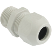 Cable Gland Syntec, M63x1.5, ø32..44mm| 1piece sealing insert, wrench 65mm, thread 16mm, -30..100°C, PA6 ^TPE, HF, incl. O-ring, CE/UL/VDE, IP68, light grey