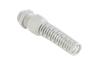 Cable Gland Syntec M16x1.5, anti-kink nozzle, ø4..8mm, thread 6mm, -30..100°C, PA6 ^CR, incl. O-ring, HF, CE/UL/VDE, IP68, light grey