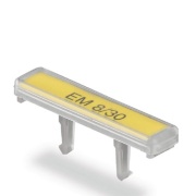 Group/End Marker Carrier EM 8/30, 32.4x7.2mm, transparent