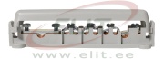 Equipotential Busbar POT 25/V, base, cover, strip 30x4mm/ conductor ø8..10mm, ø50mm², ø6mm², 6x 6..25mm²