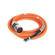 Power Cable Kinetix 2090, SpeedTec DIN (motor end) » flying-lead (drive end), 8A 600V, industrial TPE, 90m, orange