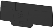 End Plate AEP 3C 4 BK, black