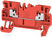 Feed-through Terminal A2C 1.5 RD, 1-tier, 1.5mm² 17.5A 500V, push-in, red