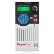 VFD PowerFlex525, 1.5kW 4A 3x480VAC, aux. 1NC 3A 240VAC, integral keypad w. PM, LED display, EtherNet IP, USB, RS485, EMC, frame A, panel mount