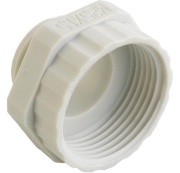 Enlarger Synthetic, M32x1.5 » M40x1.5, wrench 46mm, thread 10mm, -30..100°C, polyamide PA6, HF, IP54/68, light grey