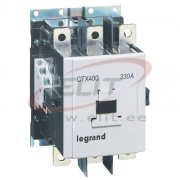 Contactor CTX³ 400, 160kW 330/350A 3x400VAC, aux. 2NO^2NC 16A 240VAC, cv 100..240VAC/DC, panel mount
