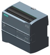 Simatic S7-1200, CPU 1214C, DC/DC/relay, onboard I/O 14DI 24VDC/ 10DO relay 2A/ 2AI 0..10VDC, prog./data memory 100kB, 20.4..28.8VDC