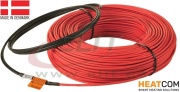 Heating Cable Ø5,0mm 20W/m 80,0m 1600W, 33,0Ω 7A 230V, cold cable 2,5m, Heatcom