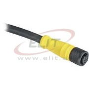 DC Micro Cordset Guardmaster 889D, M12 8pin socket » M12 8pin plug, 1.5A 30VAC/36VDC, -20..80°C, 10m PVC cable, IP65, NEMA4