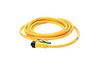 Sensor/Actuator Cable 889D, M12 90° 8pin socket » M12 8pin plug, 1.5A 300VAC/36VDC, 20..105°C, L5m PVC cable, IP67, Nema6P, yellow
