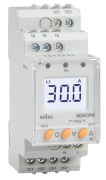 900CPR-3-1-BL| Current Protection Relay, 1Ø-2W/ 3Ø-3/4W, 3digits LCD backlight, over/under current, range (CT) 1/5A..999A, 1CO 5A 250VAC, trip delay 0..99.9s, cv 230VAC, TS35