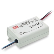 LED Power Supply APV, input 90..264VAC| 127..370VDC, 25.2W 2.1A 12VDC, -30..70°C, cl.2, IP42