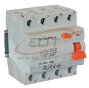EPR-4M-40-30 « Residual Current Circuit Breaker EPR, 4P 40A 30mA 6kA, type AC, 16/25mm²| 2..3.5Nm