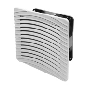 Fanfilter, 7.7W 0.35A 24VDC, 85/65m³/h, -30..70°C, ■150x150/□124x124, IP54