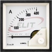 Ammeter MA17LN, moving-coil, input ±50A/±60mV, scale 240°| -120°..0..120°, ■72x72mm/ □68x68mm, IP52