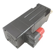 Servo Motor MPL, 460V, 5000rpm, 0.86kW 2.6A, 2.1Nm, MT HR encoder, shaft keyed, SpeedTec DIN ^right angle ^180° rotatable, brake 24VDC, FMH type FF, frame 75mm, stack 76.2mm, IP66