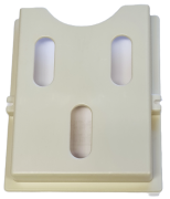 Drawing pocket DIN A6, usable depth 24mm, adhesive tape, grey