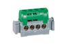 PE-Terminal Block, 4x 1.5..16mm², 80A 400V, touch-proof, green