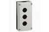 Control Box 3x ø22.5mm, 2x M16/20, IP66 IK07, grey