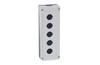 Control Box 5x ø22.5mm, 2x M16/20, IP66 IK07, grey